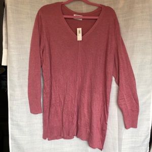 Plus size soft knit sweater